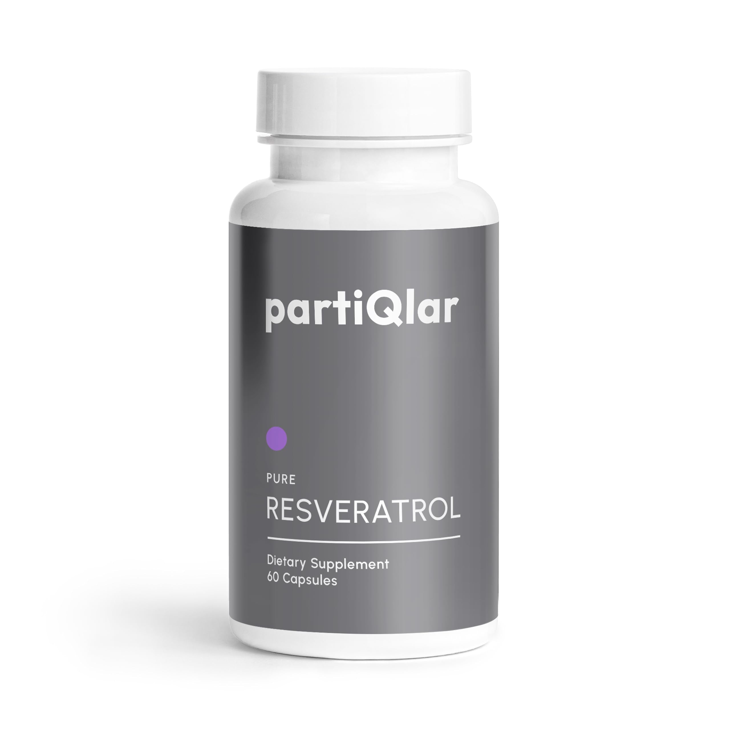partiQlar Trans-Resveratrol 500mg – 60 Vegan Capsules | 3rd-Party Tested