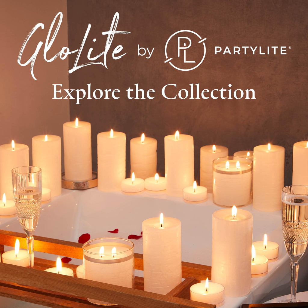 PartyLite GloLite Fig Fatale Jar Candle – 60 Hour Burn Time, World's Brightest Candle