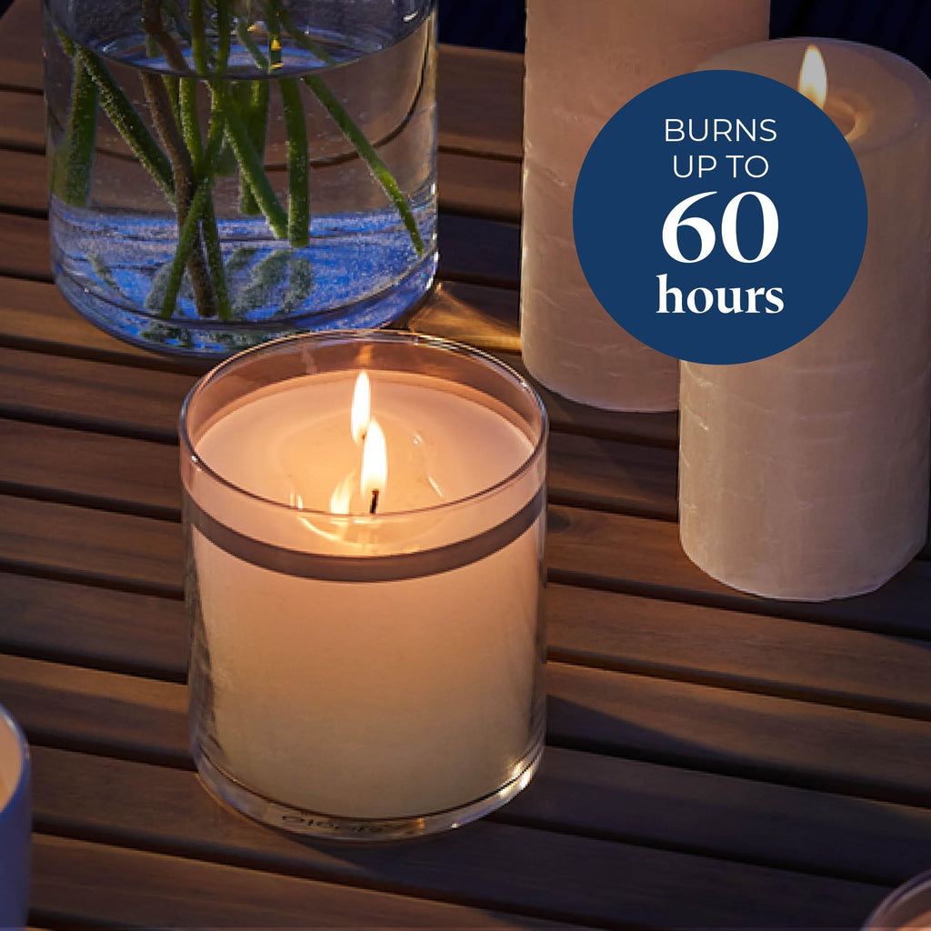 PartyLite GloLite Fig Fatale Jar Candle – 60 Hour Burn Time, World's Brightest Candle
