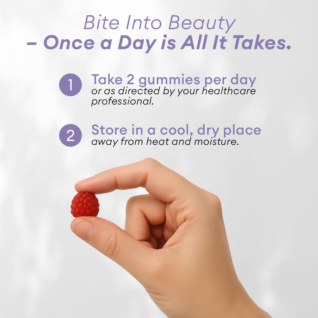 Biotin Hair Gummies 6000mcg – Hair, Skin & Nails Vitamins for Women | Made in USA | Passion Fruit 60ct