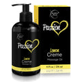 Passion Massage Oil – 100% Natural Body Oil for Couples | Jojoba, Almond & Grapeseed | Lemon Crème