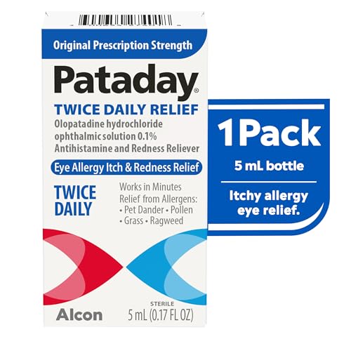 Pataday Twice Daily Relief, 0.17 Fl Oz | Alcon Eye Allergy Relief