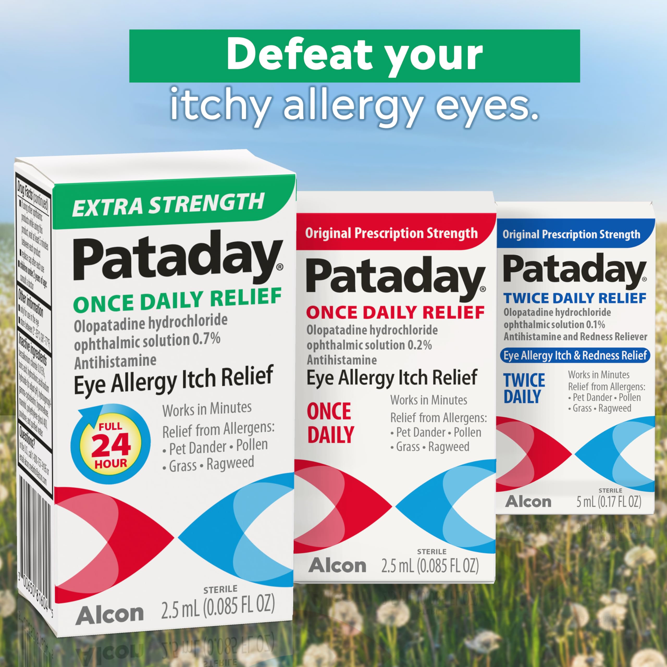 PATADAY Once Daily Relief Eye Drops by Alcon – 2.5 ml | Pro-Lift