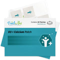PatchAid D3/Calcium Topical Patch – 30-Day Supply (Pack of 2) | Latex-Free