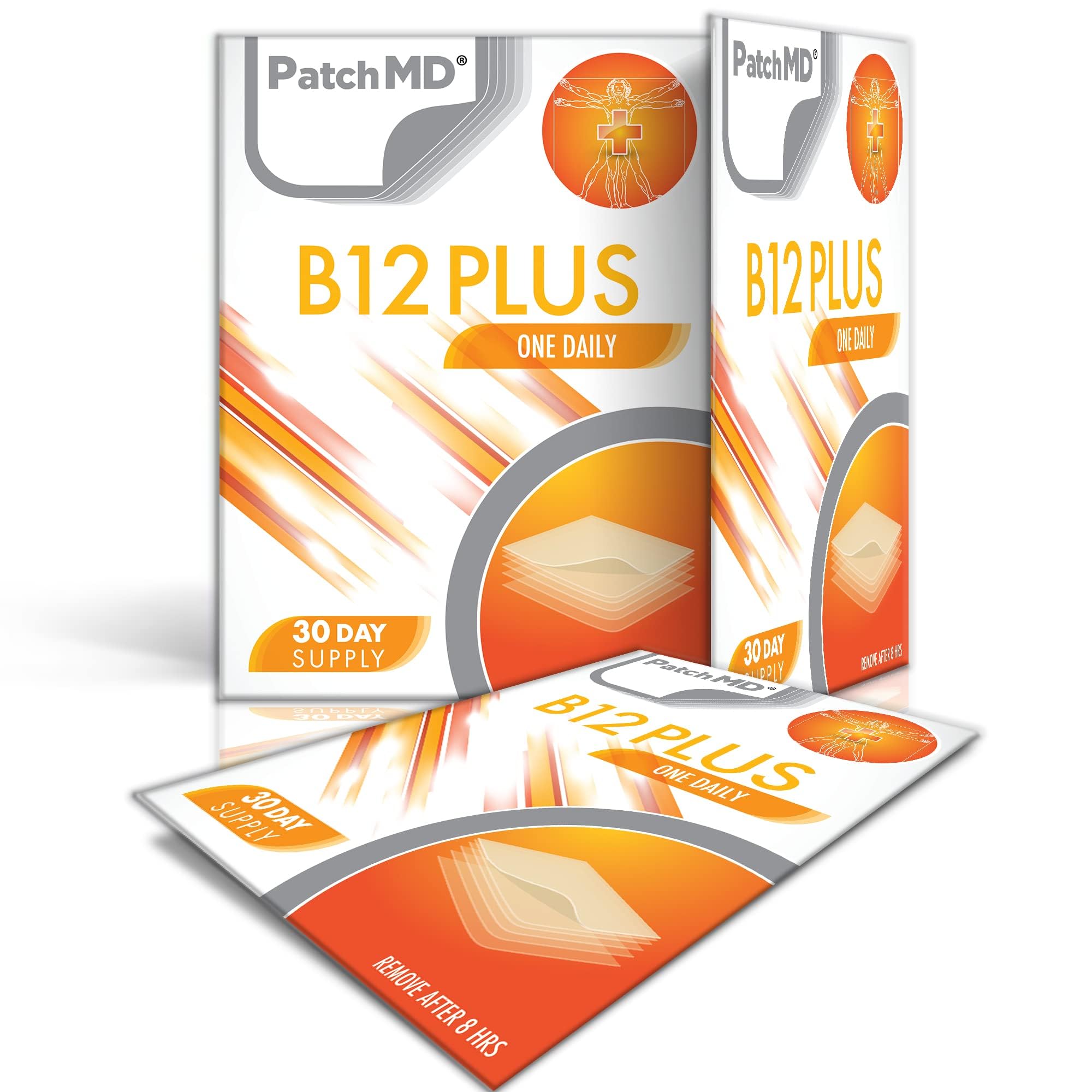 PatchMD B12 Energy Plus Patches | Vitamin B12 Transdermal Patch