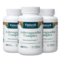 Pattern Wellness Ashwagana Complex – Organic KSM-66® & Black Pepper, 180 Vegan Capsules