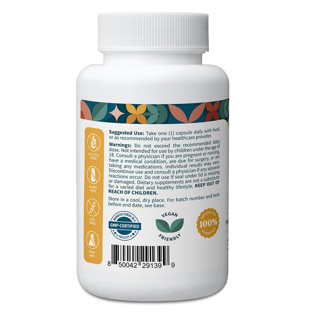 Pattern Wellness Saffron Extract – Mood & Wellness Support | 88.5 mg Saffron Supplement | Non-GMO & Gluten-Free – 30 Vegetable Capsules