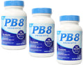 PB8 Probiotic - 3 Pack | 14 Billion CFU per Bottle | 8 Strains | Dairy/Gluten/Soy Free