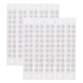 Pddolw Ear Seeds Acupuncture Kit – Relaxation, Easy Application, Durable Silver Beads (200pc)