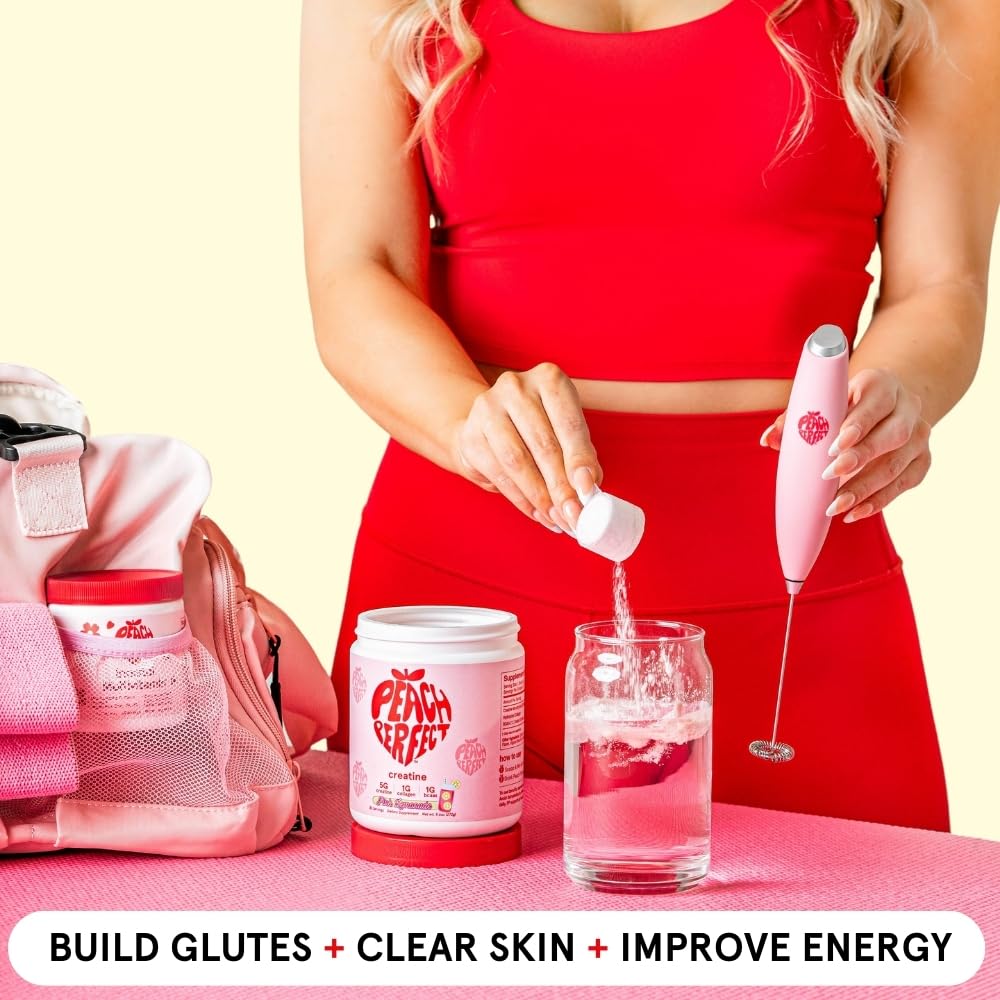 Peach Perfect Creatine for Women – Glute Muscle Support, Pink Lemonade