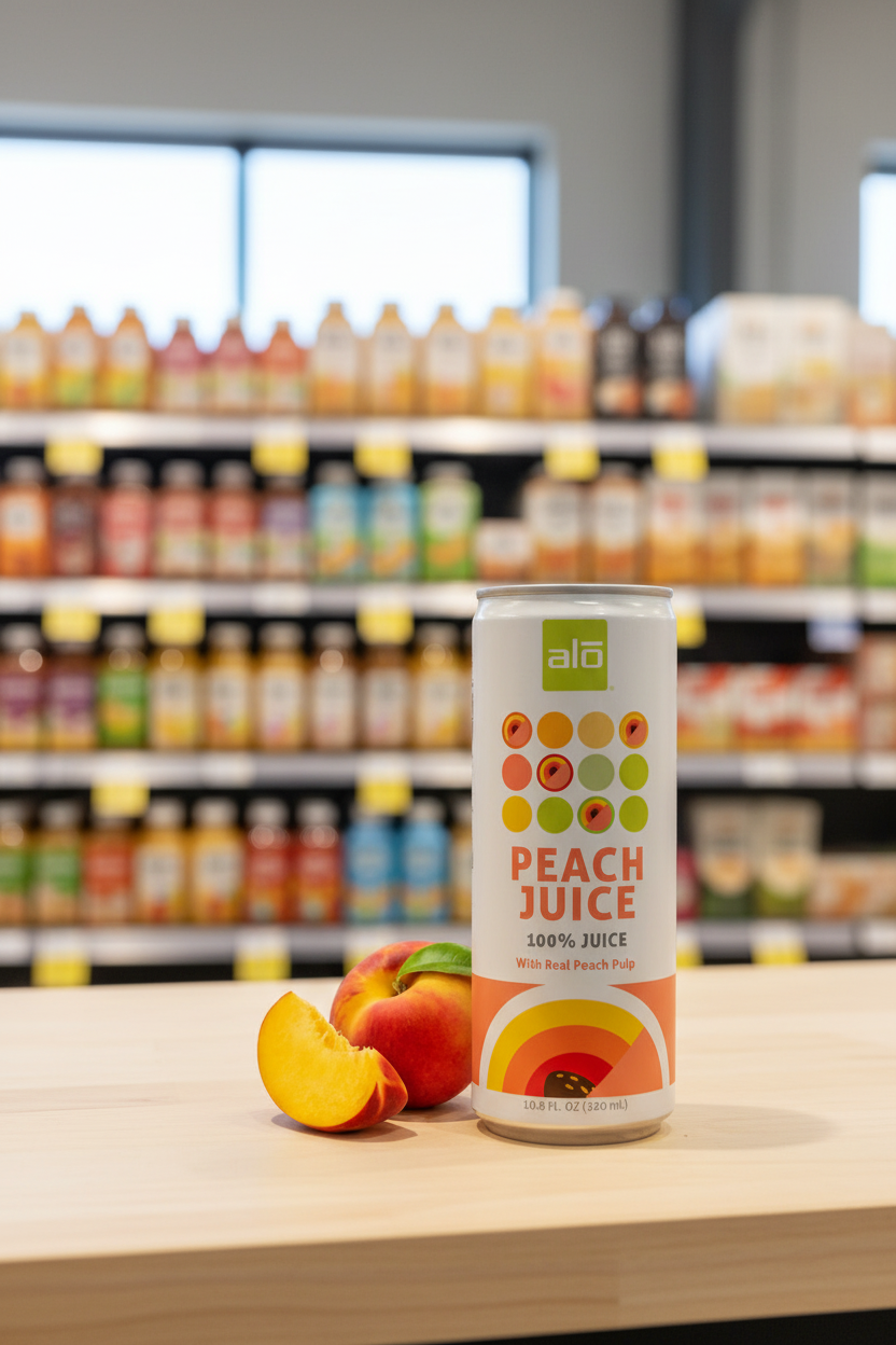 12 x ALO Peach Juice with Pulp - 320ml