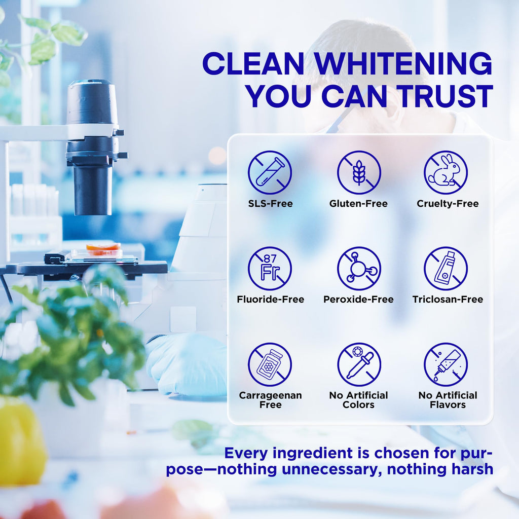PearlSmile Whitening Toothpaste – 10% nHAp + 5% Niacinamide, Fluoride-Free, 4.2oz