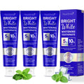 PearlSmile Whitening Toothpaste – 10% Nano-Hydroxyapatite + 5% Niacinamide – Fluoride-Free, Travel-Size 4.2oz (3 Pack)