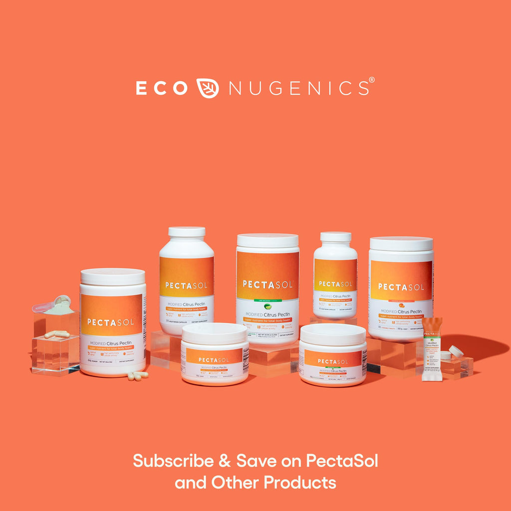 EcoNugenics PectaSol Modified Citrus Pectin – 150g Powder for Total-Body Health