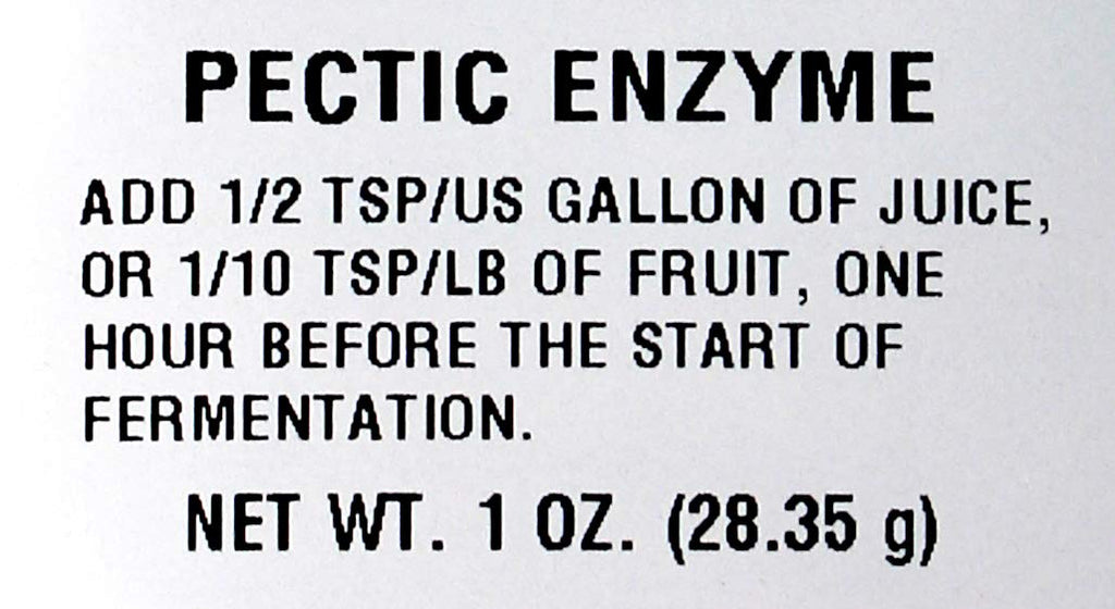 Pectic Enzyme (Powder) - 1 oz