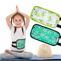 Pedobi 2 Pack Castor Oil Pack Wraps for Kids – Reusable Organic Cotton Pads with Adjustable Straps