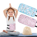 Pedobi 2 Pack Castor Oil Pack Wrap for Kids | Reusable Organic Cotton Pads – Flowers