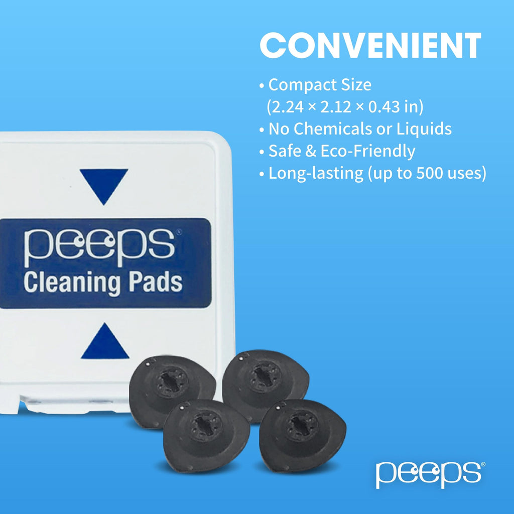 Peeps CarbonKlean Eyeglass Cleaner Pads – NASA-Used Carbon Microfiber