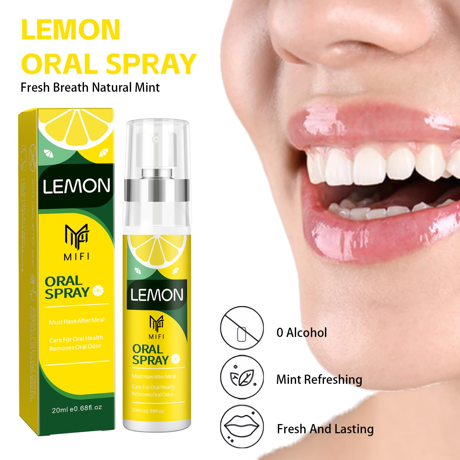 PEGO Oral Breath Spray Lemon 2-Pack – Fresh Breath for Adults
