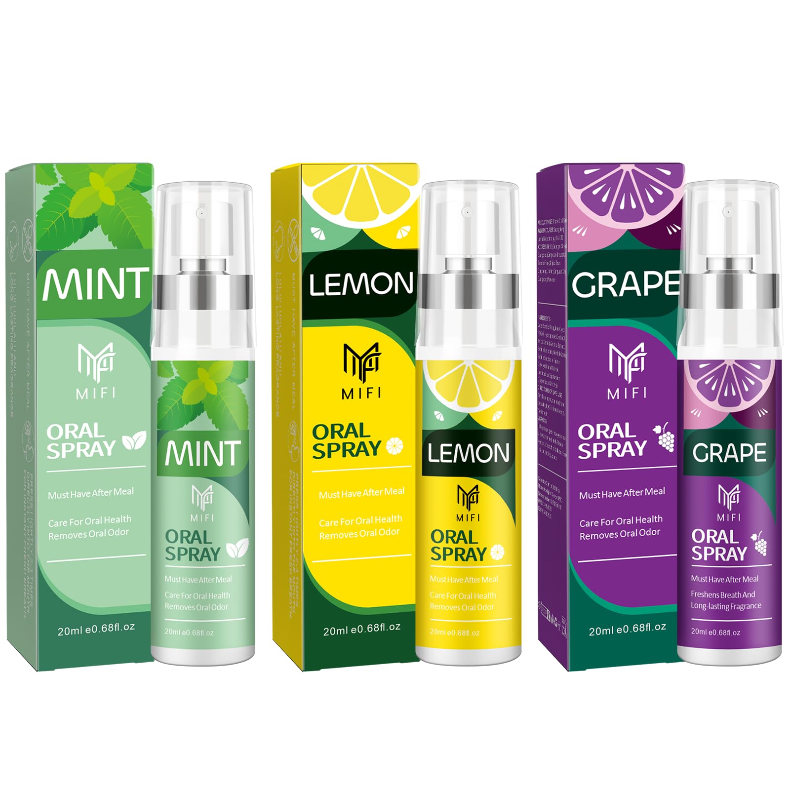 PEGO Adult Oral Freshness Spray – Mint Flavor 2-Pack | Sugar-Free, Dry Mouth