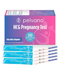 Pelvana HCG Pregnancy Test Strips 20 Count – 5-Minute Results | Bulk Pack