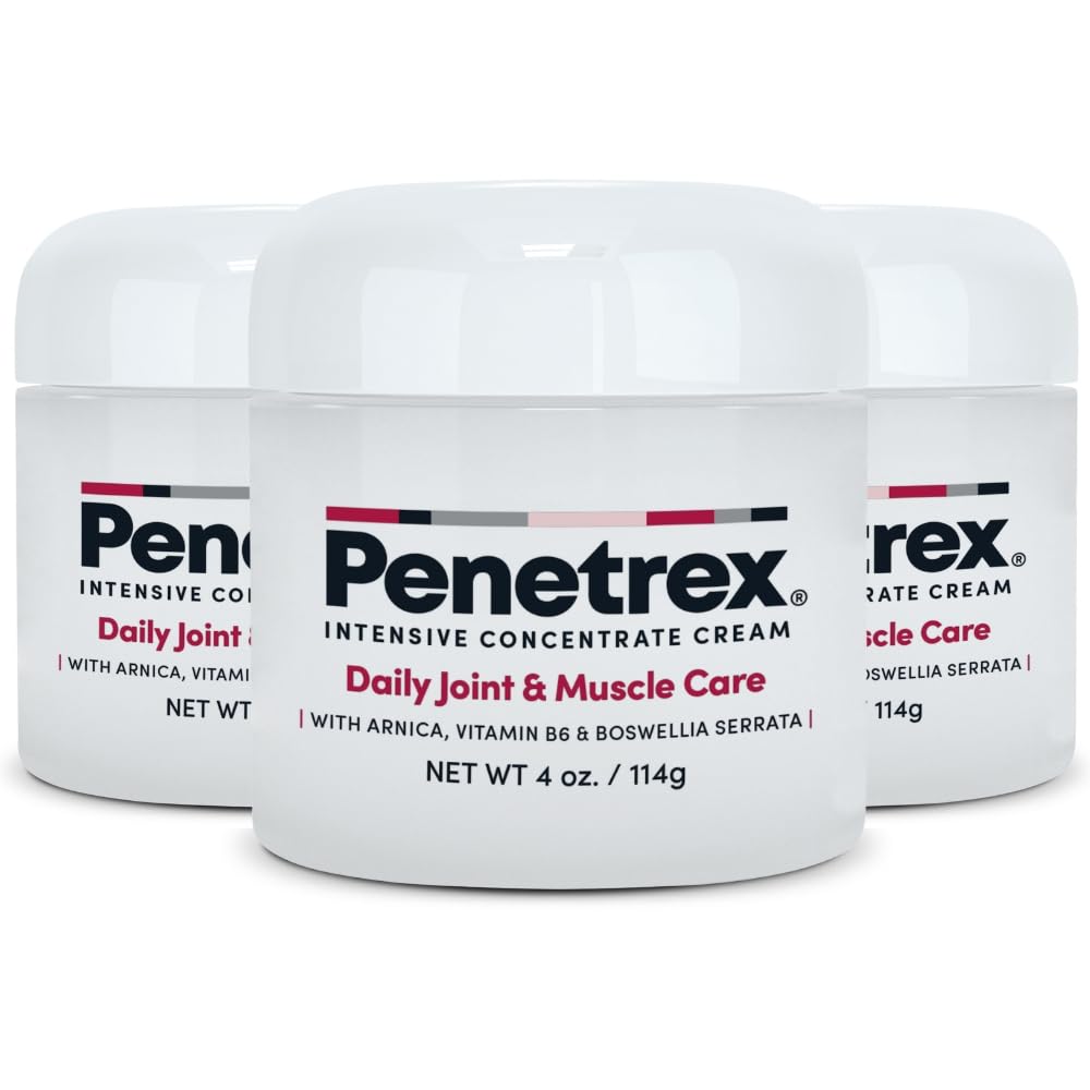 Penetrex Joint & Muscle Therapy – Non-NSAID Cream for Back, Neck, Shoulders & Hands | 4oz Cream (3 Pack)
