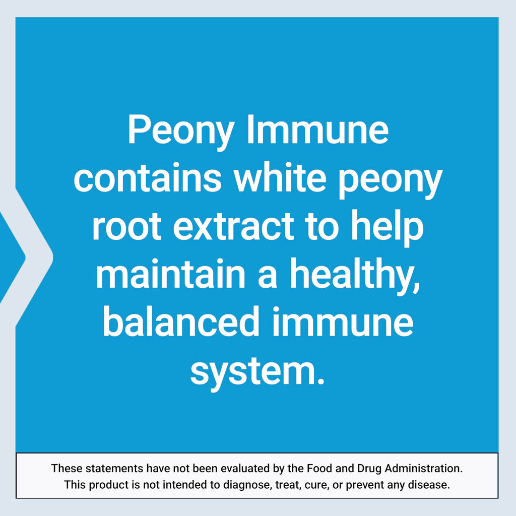 Peony Immune by Life Extension – White Peony Root Immune Support, Gluten-Free, Non-GMO, 60 Capsules