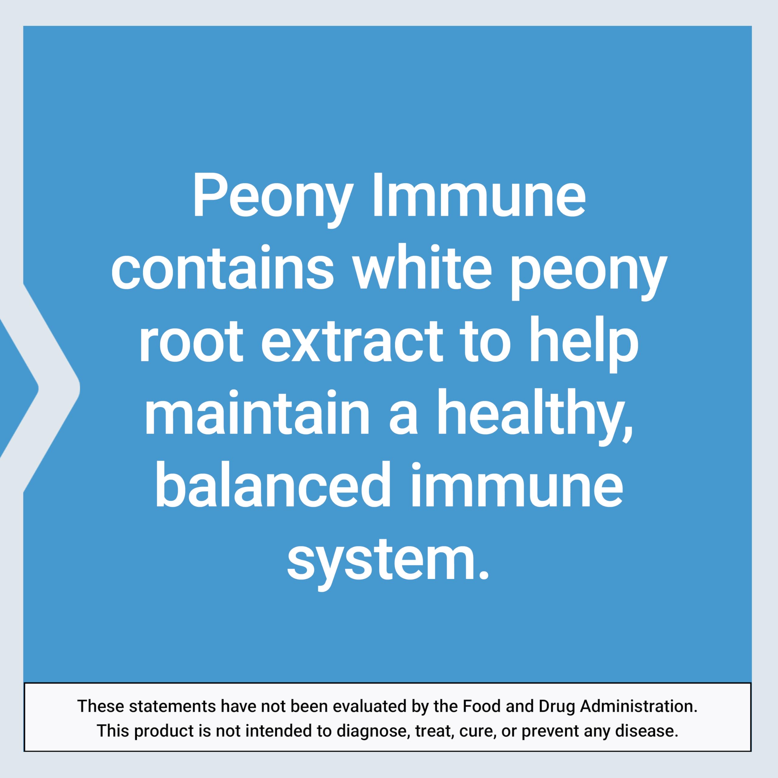Peony Immune by Life Extension – White Peony Root Immune Support, Gluten-Free, Non-GMO, 60 Capsules