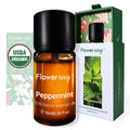 100% Pure Peppermint Essential Oil – USDA Organic, 0.34 Fl Oz | Diffuser, Hair & Skin