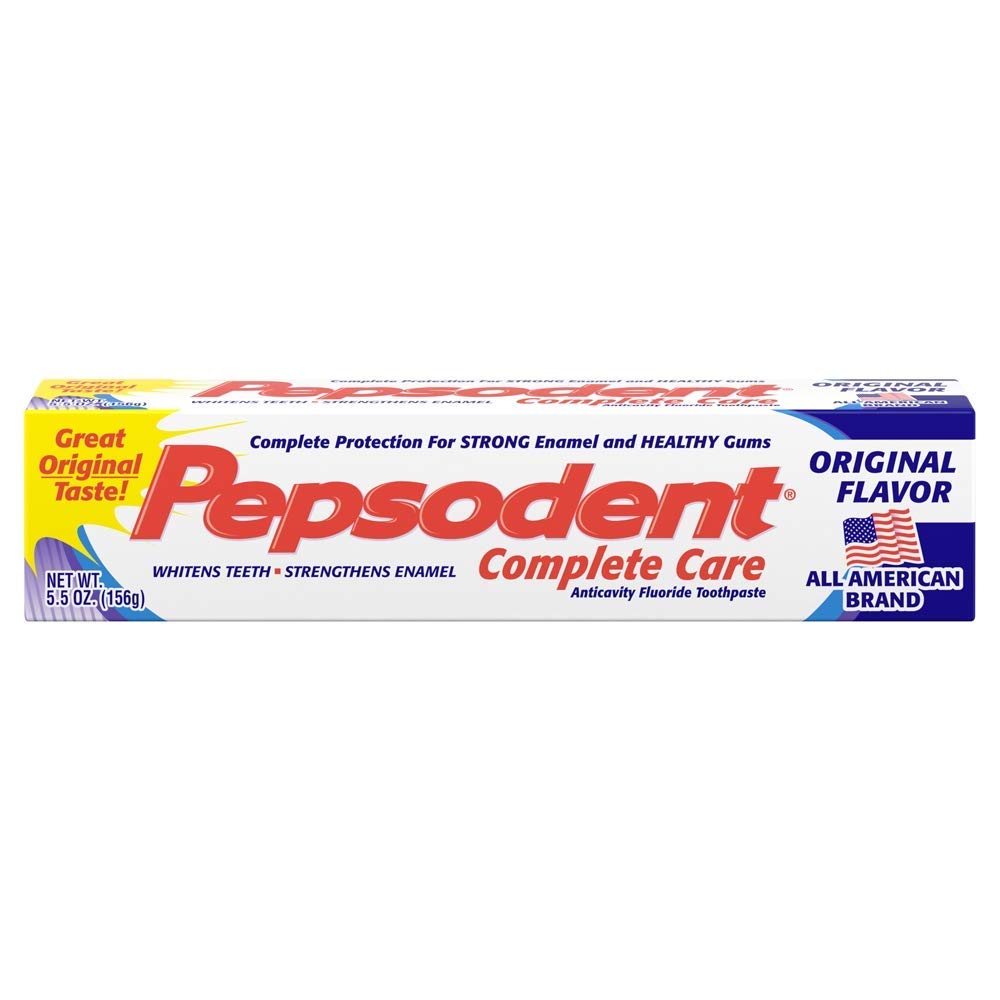 Pepsodent Complete Care Toothpaste Original Flavor 5.5 oz Pack of 10