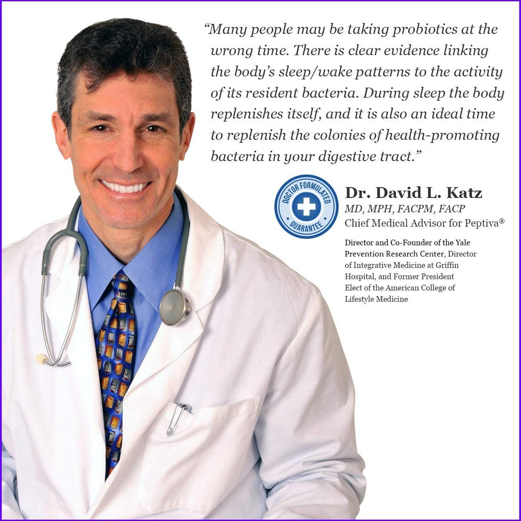 Peptiva Probiotic + Sleep (26B CFU, 60 ct) – Clinically Validated