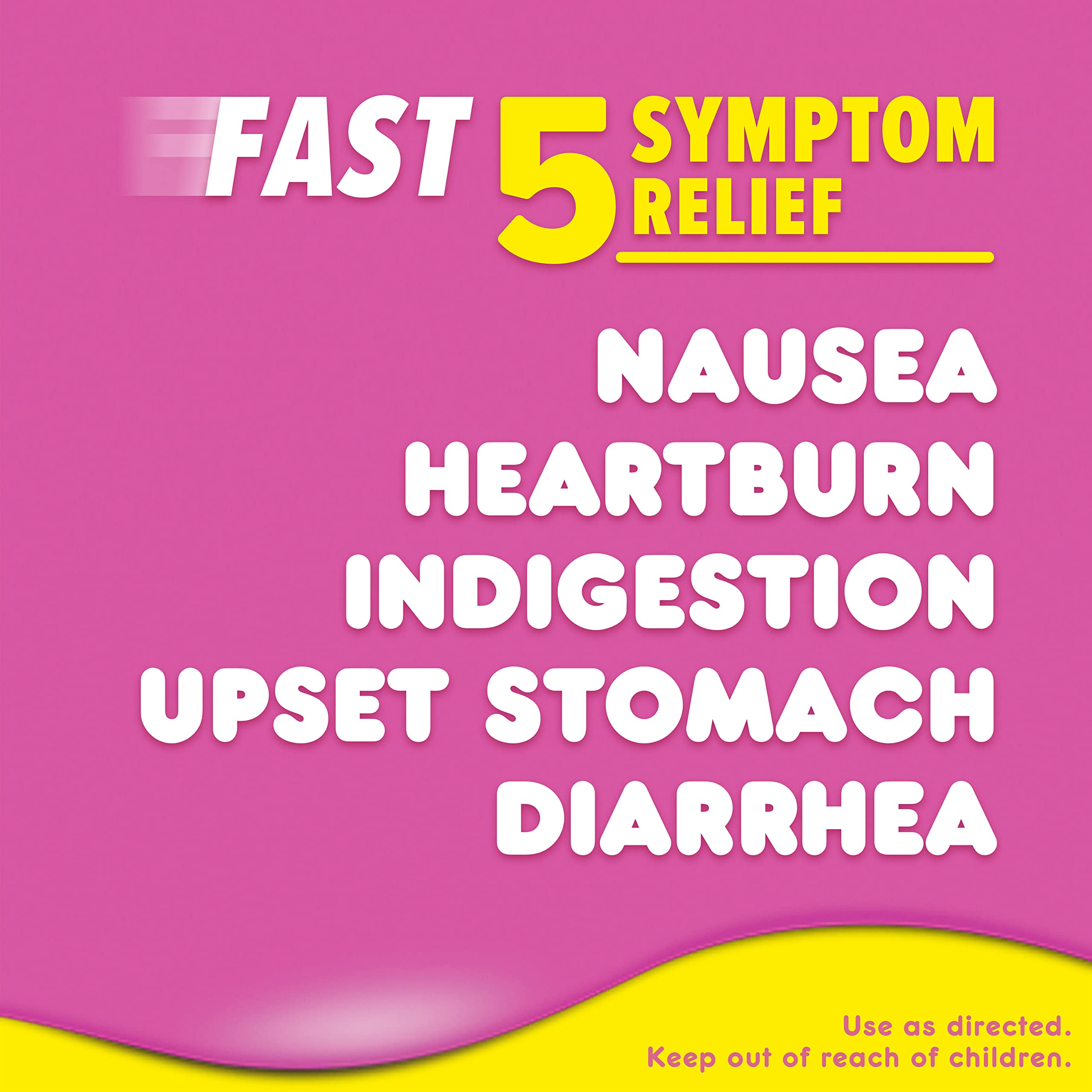 Pepto Bismol Liquicaps - Multi-Symptom Relief for Nausea, Heartburn, Indigestion, Upset Stomach & Diarrhea | 48 Liquicaps