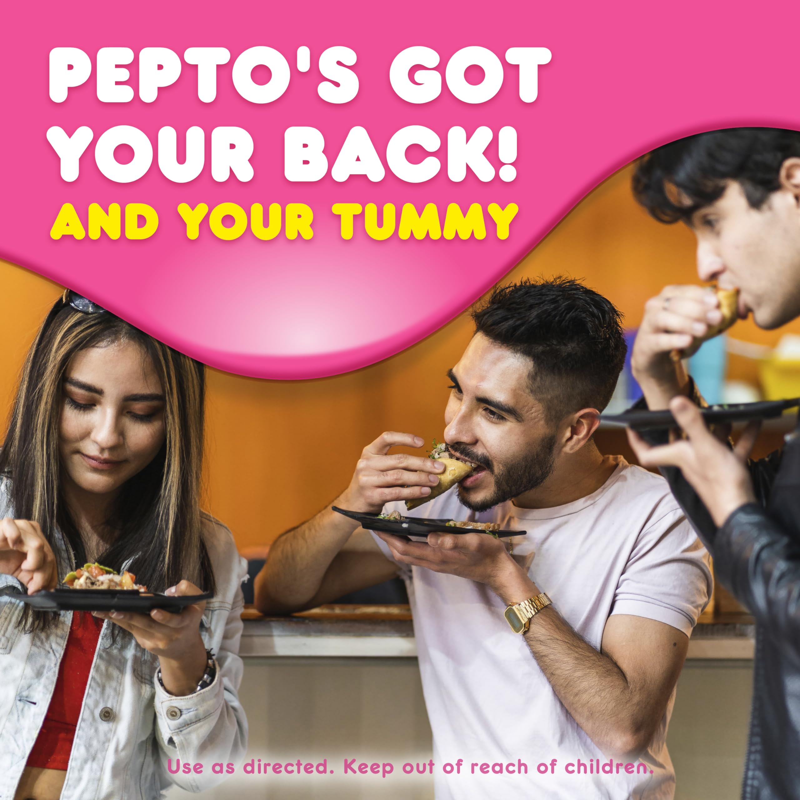 Pepto Bismol Liquicaps - Multi-Symptom Relief for Nausea, Heartburn, Indigestion, Upset Stomach & Diarrhea | 48 Liquicaps