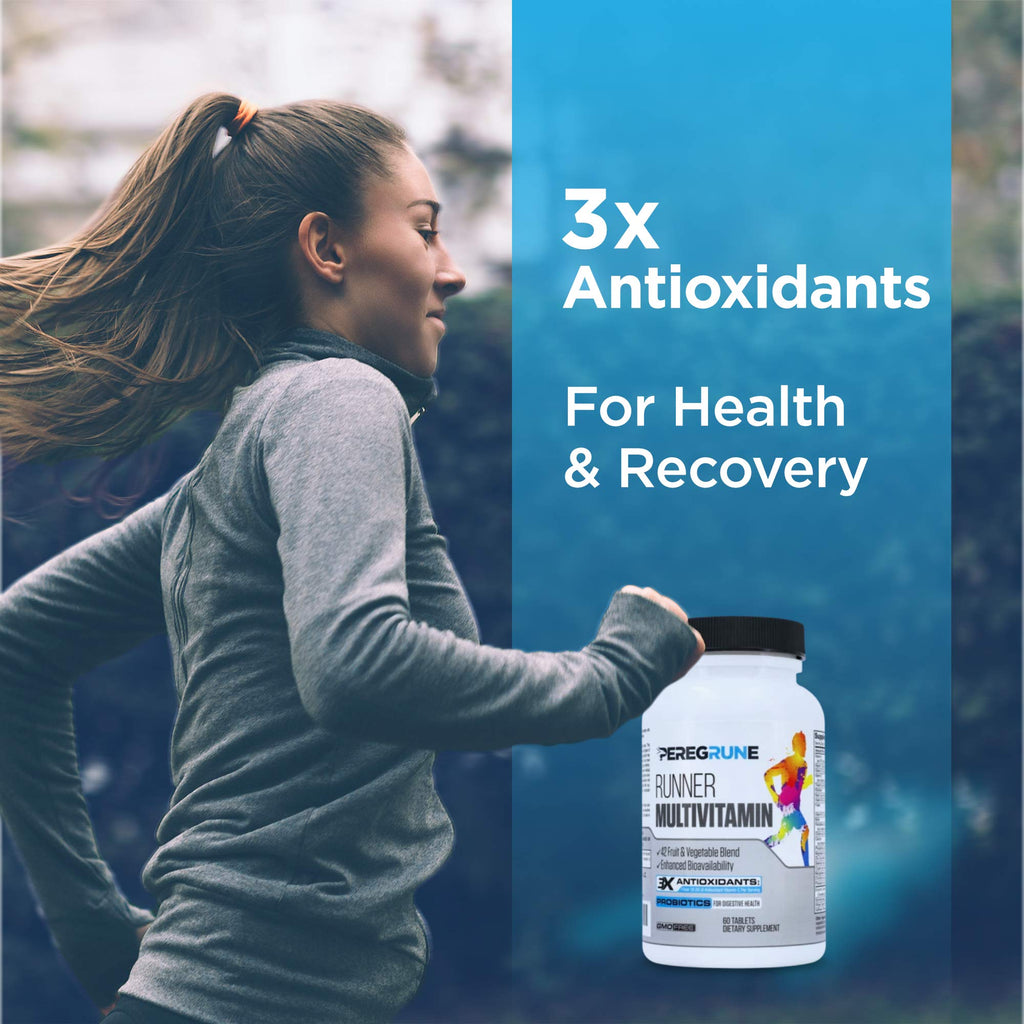 PEREGRUNE Runner Multivitamin & Omega-3 Bundle | Energy, Endurance & Joint Support for Runners