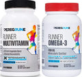 PEREGRUNE Runner Multivitamin & Omega-3 Bundle | Energy, Endurance & Joint Support for Runners