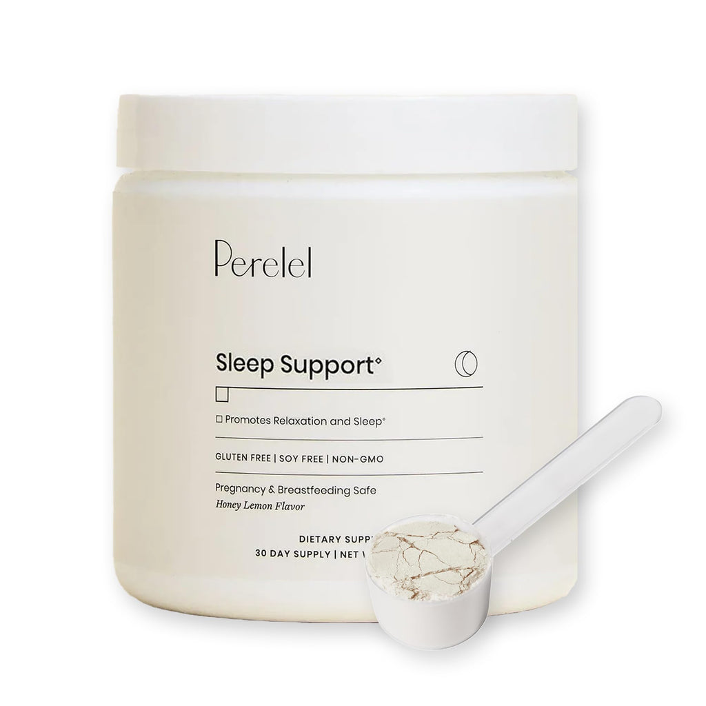 Perelel Sleep Support Magnesium Powder Blend — Lemon Balm, Honey Lemon Flavor