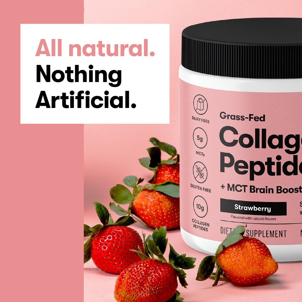 Perfect Keto Collagen Peptides with MCT Oil – Grass-Fed, Low Carb, Chocolate