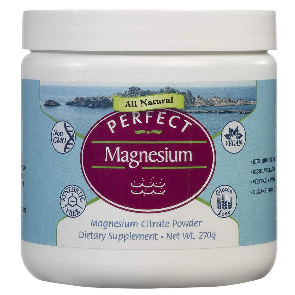 Perfect Magnesium Citrate Powder - 270g | 100% Pure & Natural