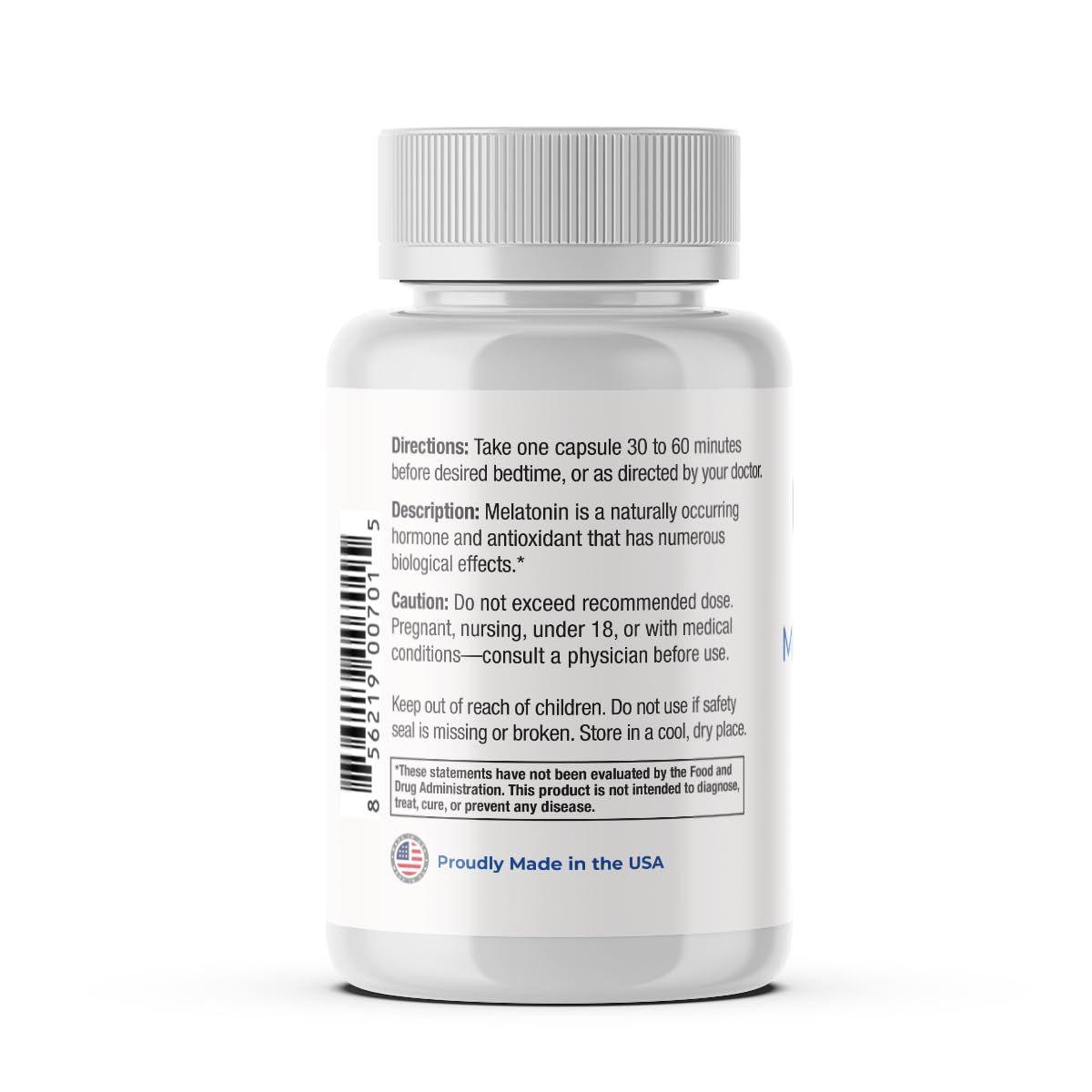 Perfect Vitamin Products Melatonin MAX 60mg - Vegan, Non-GMO, Gluten-Free (3-Pack)