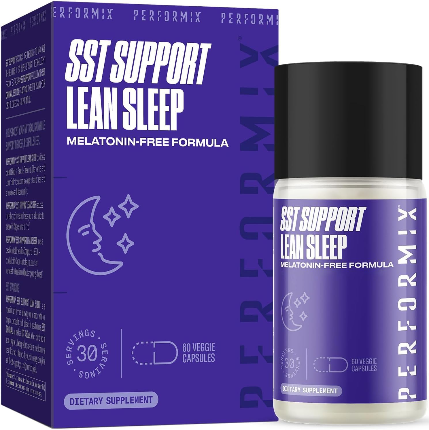 PERFORMIX SST Support Lean Sleep – Herbal Sleep Aid (60 Veggie Capsules)