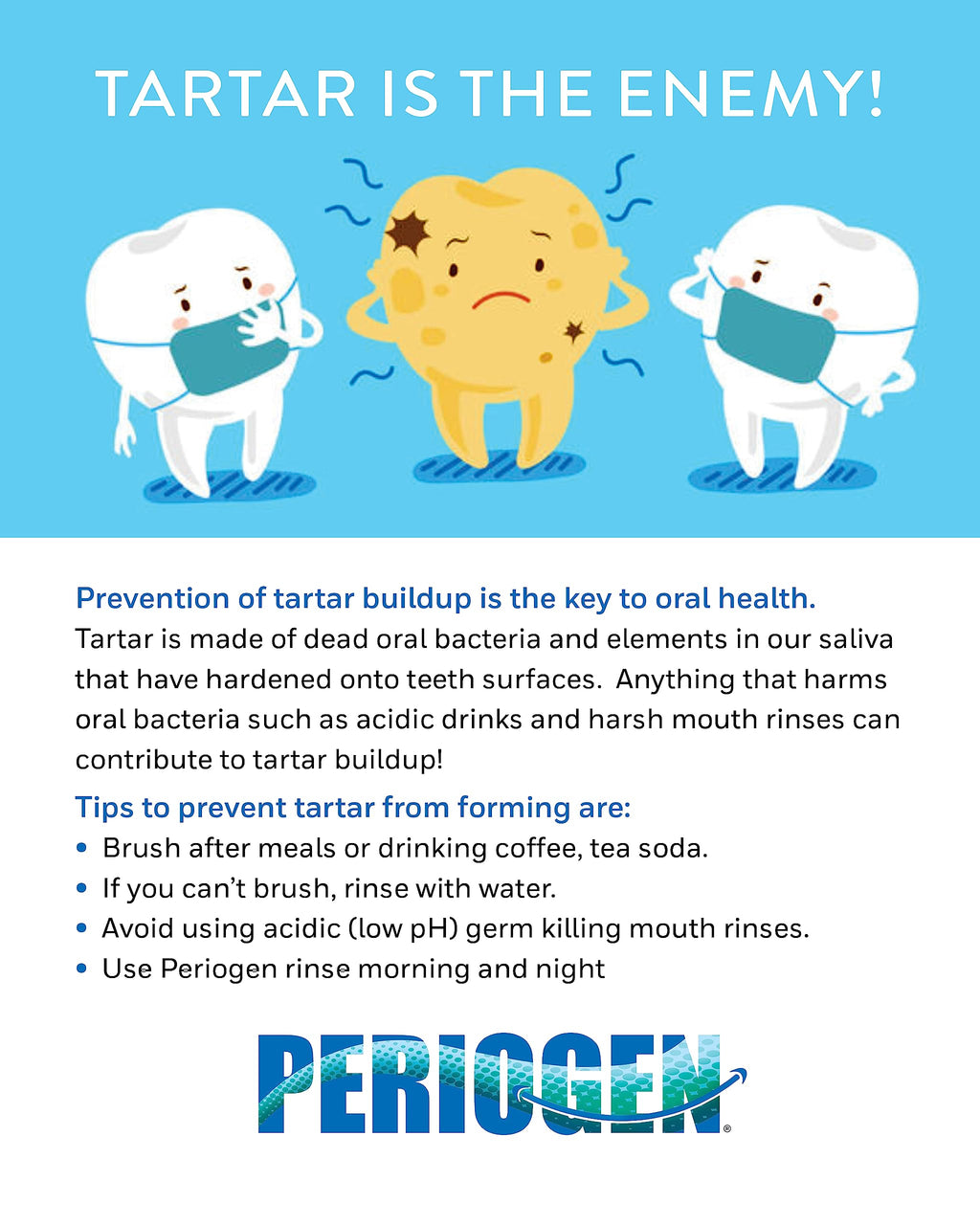 Periogen Tartar Control Toothpaste – SLS Free, Enamel Safe, Whitening Gel