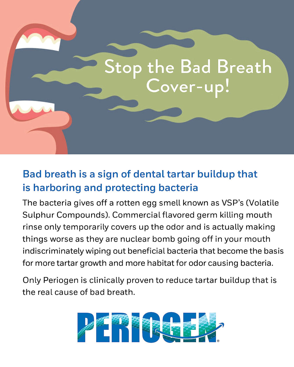 Periogen Oral Rinse - The Only Product in The World Clinically Proven to Reduce Dental Tartar Buildup