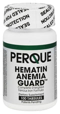 Perque Hematin Anemia Guard, 100 Count - 100 Tabs | Health Care Professional Only