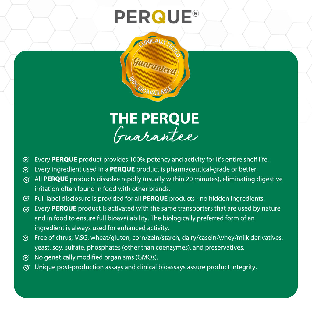 Perque Life Guard Mini Tabsules – 60 Count | 40 Essential Nutrients for Heart, Body & Brain