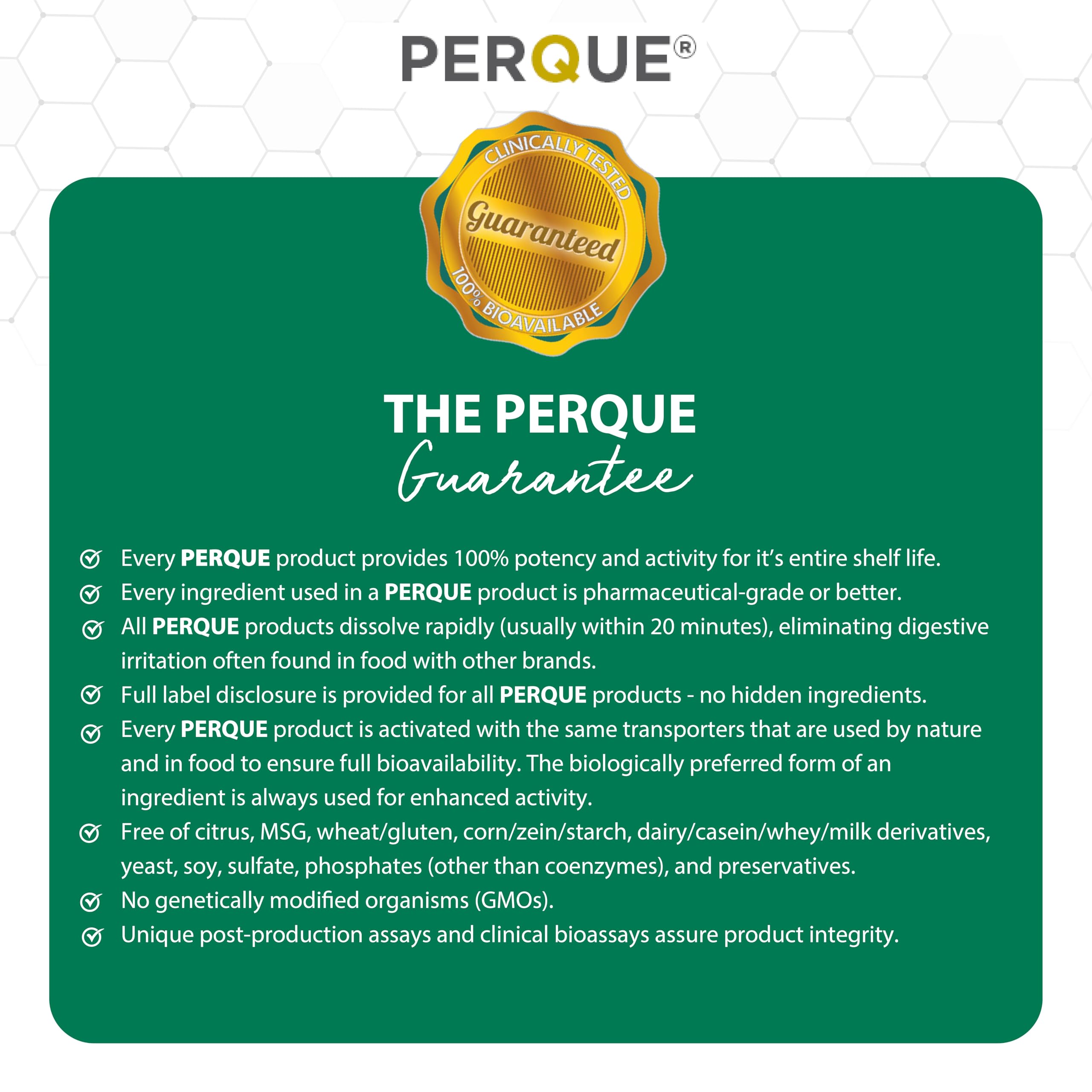 Perque Life Guard Mini Tabsules – 60 Count | 40 Essential Nutrients for Heart, Body & Brain
