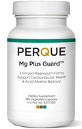 PERQUE Mg Plus Guard — High-Absorption Magnesium Glycinate, 180 Veg Capsules