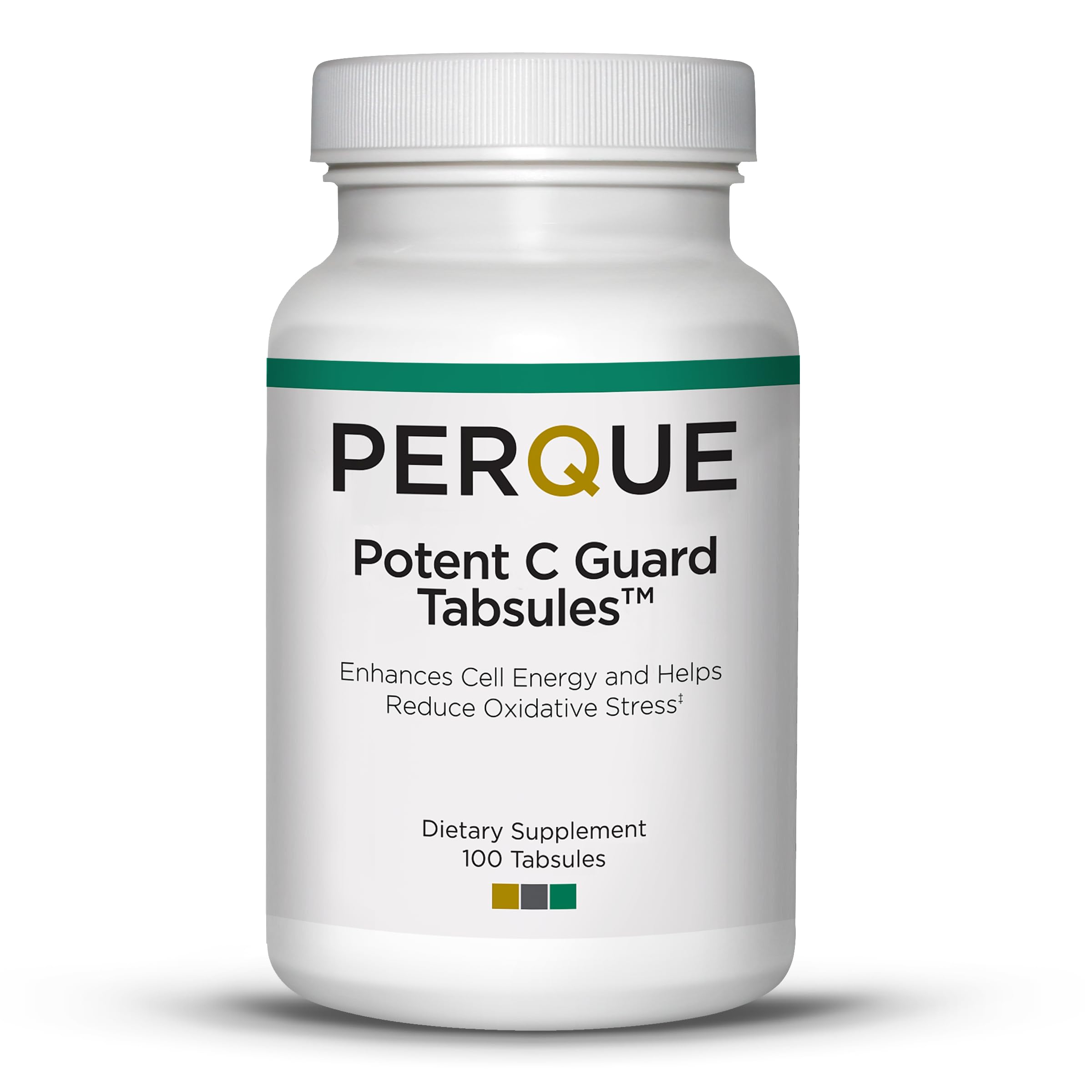 Perque Potent C Guard 1000 mg, 100 Count – Vitamin C Supplement
