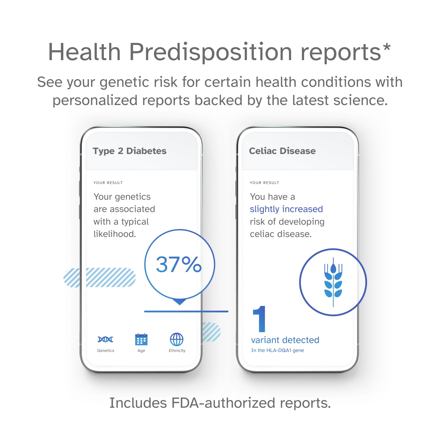 23andMe Health-Only Service – DNA Test with Personal Genetic Reports (Health Predispositions, Carrier Status & Wellness)