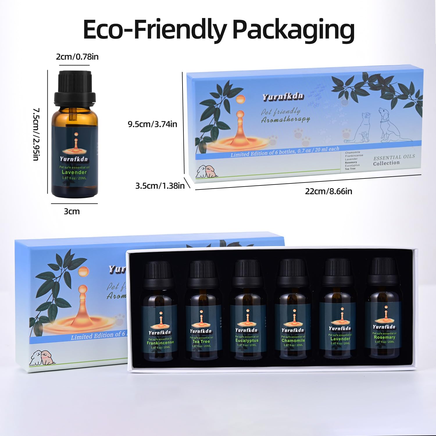Pet-Friendly Essential Oil Set: Home Fragrance & Stress Relief