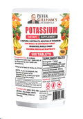 Peter Gillham’s Life Essentials Potassium Gluconate tablets 595mg, 500 Tablets, Support Electrolyte Balance, Made in USA (Package May Vary)